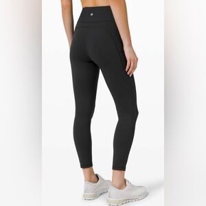 Lululemon Invigorate 25” High-Rise Black Leggings Size 8 💎EUC! Retail $128 cute